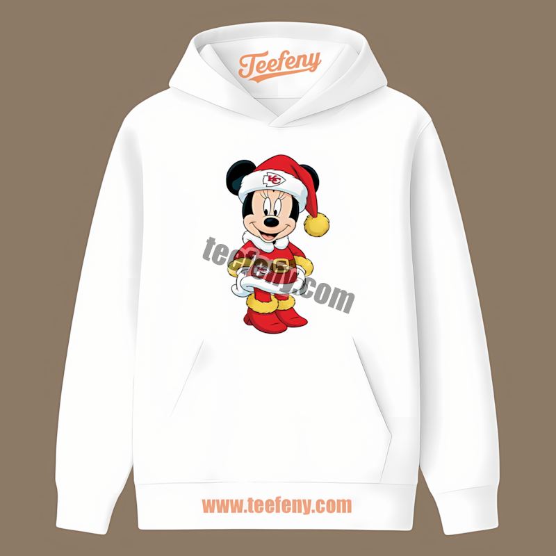Minnie Mouse Kansas City Chiefs Christmas Regular Hoodie Minnie Mouse Kansas City Chiefs Christmas Regular Hoodie