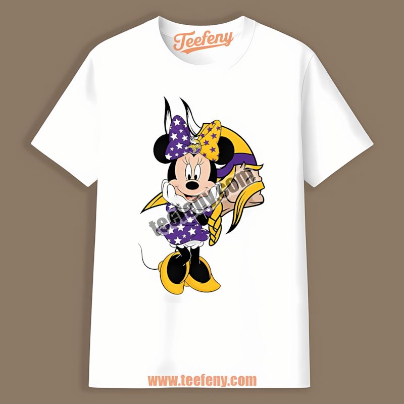 Minnie Mouse Los Angeles Chargers Star Cheer Classic Shirt