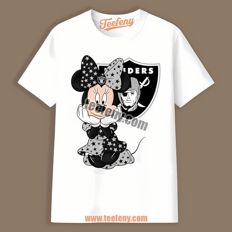 Minnie Mouse Star Las Vegas Raiders Retro Shirt