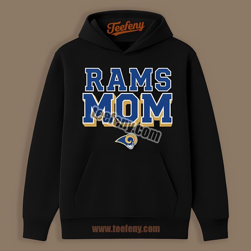 Mom Adults Los Angeles Rams Fan Hoodie Mom Adults Los Angeles Rams Fan Hoodie