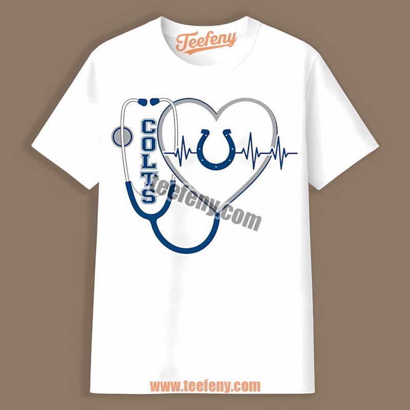 Nurse Heartbeat Indianapolis Colts Cotton Shirt