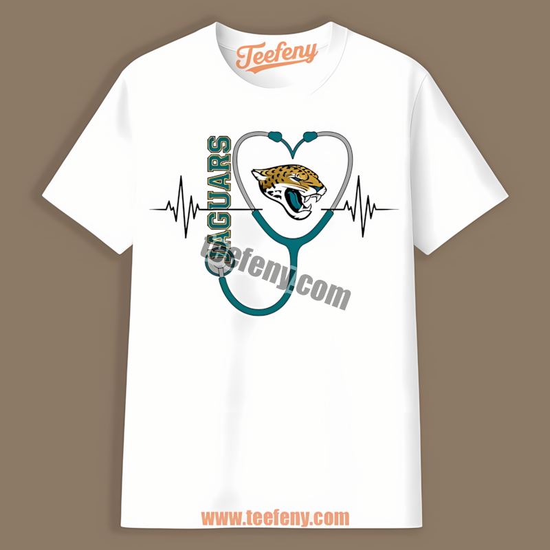 Nurse Heartbeat Jacksonville Jaguars Cotton Shirt
