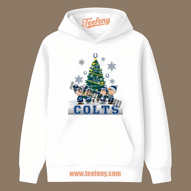 Peanuts Christmas Indianapolis Colts Trendy Hoodie Peanuts Christmas Indianapolis Colts Trendy Hoodie