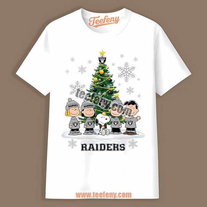 Peanuts Christmas Las Vegas Raiders Regular Shirt