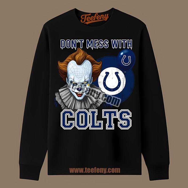 Pennywise Halloween Indianapolis Colts Vintage Long Sleeve Pennywise Halloween Indianapolis Colts Vintage Long Sleeve
