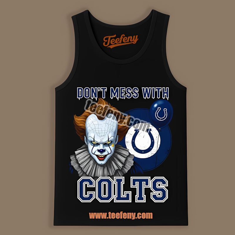 Pennywise Halloween Indianapolis Colts Vintage Tanktop Pennywise Halloween Indianapolis Colts Vintage Tanktop