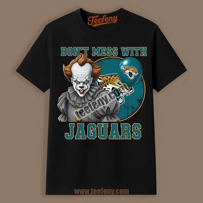 Pennywise Halloween Jacksonville Jaguars Sports Shirt