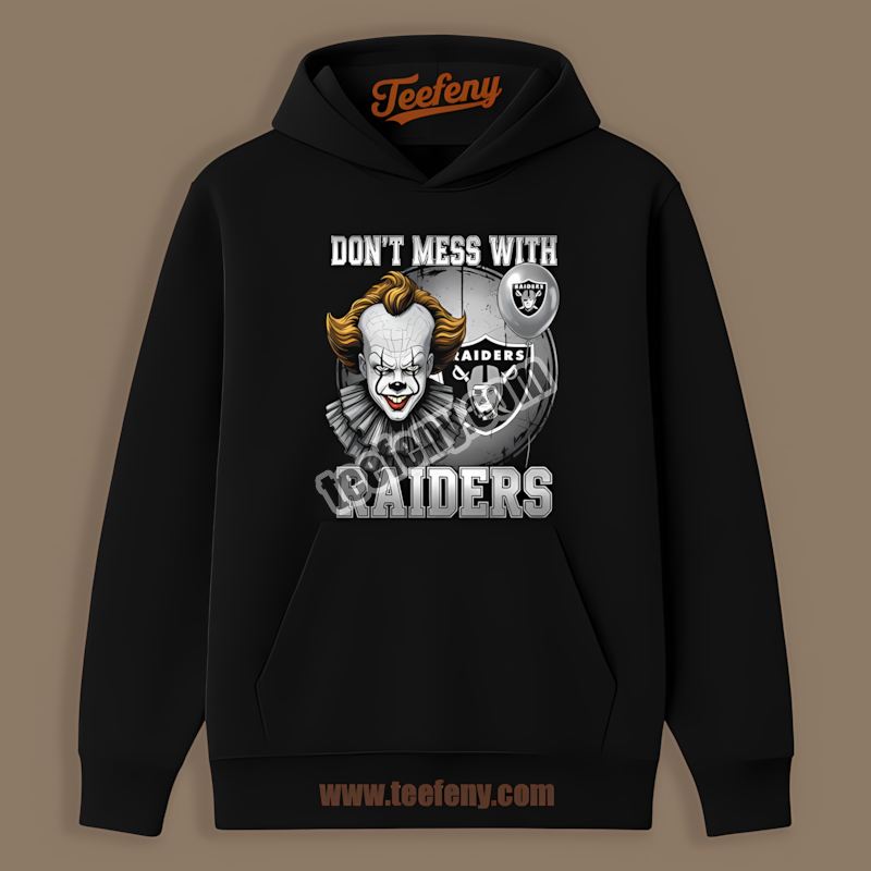 Pennywise Halloween Las Vegas Raiders Regular Hoodie Pennywise Halloween Las Vegas Raiders Regular Hoodie