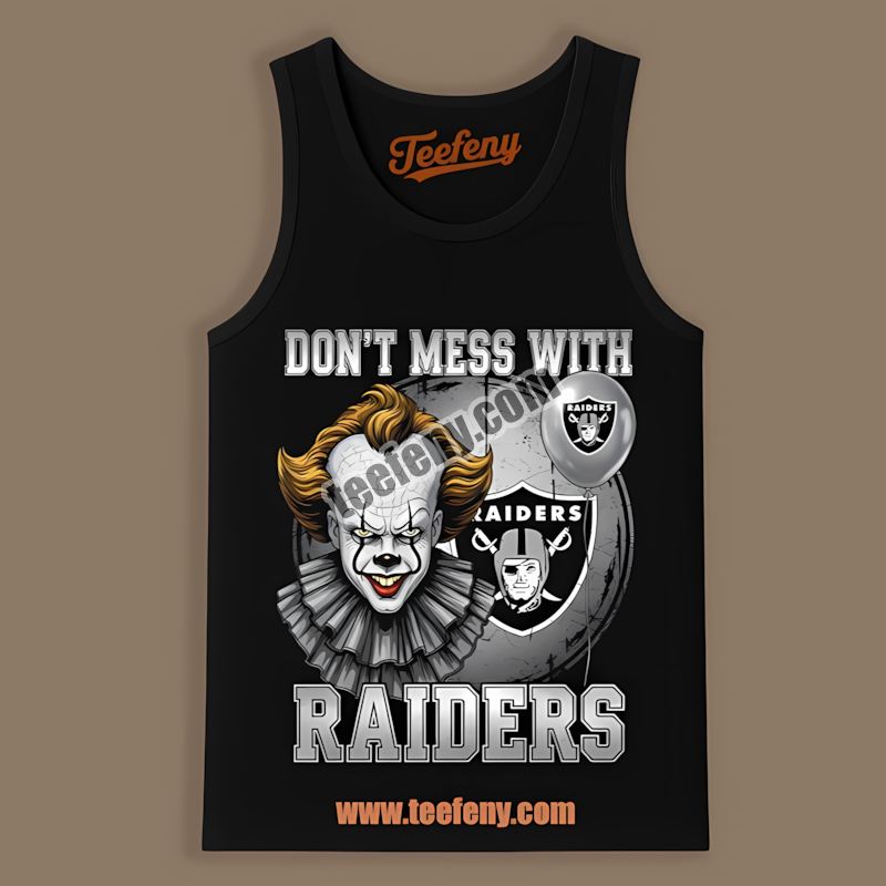 Pennywise Halloween Las Vegas Raiders Regular Tanktop Pennywise Halloween Las Vegas Raiders Regular Tanktop