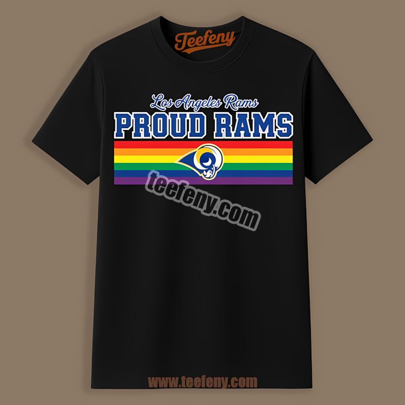 Pride Rams Lgbt Supporters Los Angeles Rams Shirt