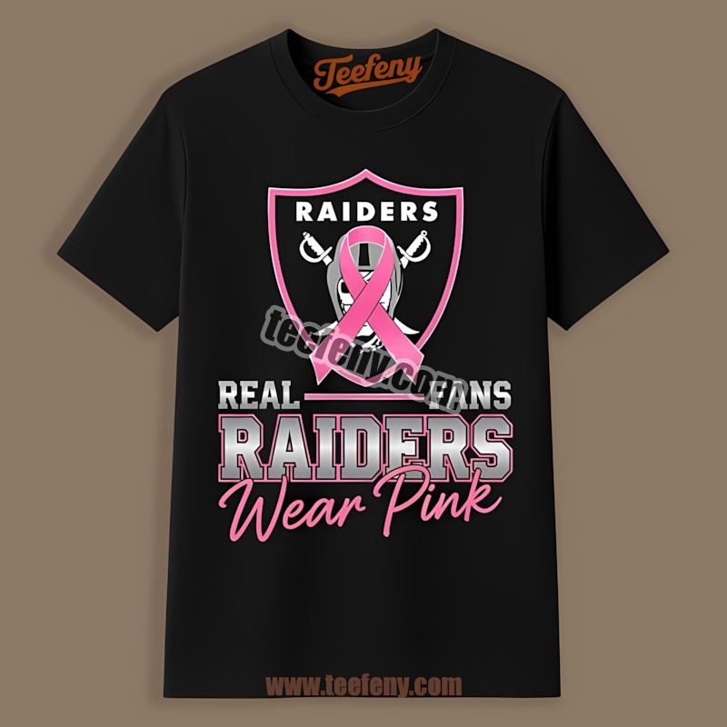 Real Fans Wear Pink Las Vegas Raiders Trendy Shirt