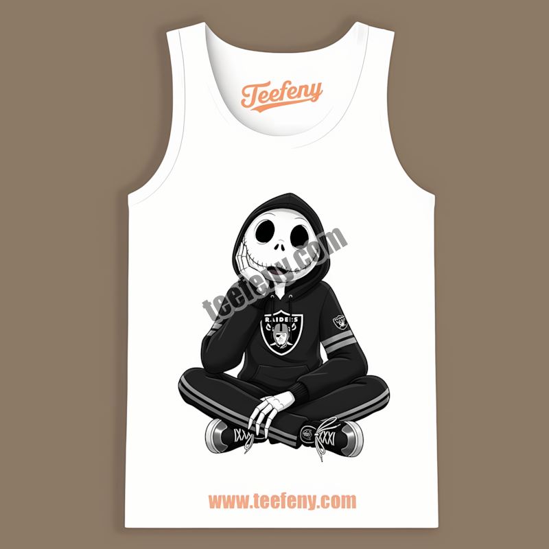 Relaxed Hoodie Jack Skellington Las Vegas Raiders Unisex Tanktop Relaxed Hoodie Jack Skellington Las Vegas Raiders Unisex Tanktop