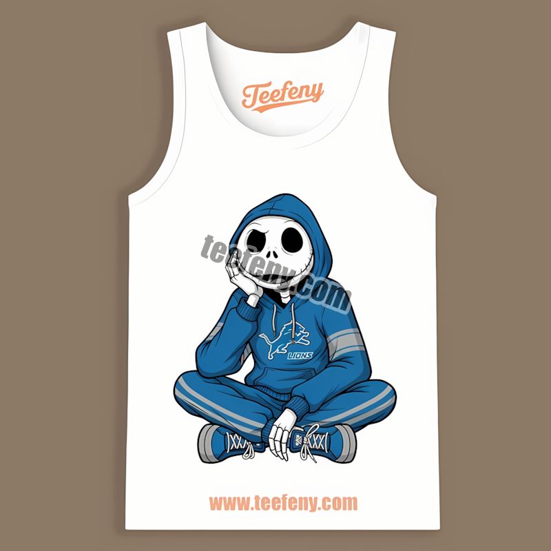 Relaxed Jack Skellington Detroit Lions Hoodie Unisex Tanktop Relaxed Jack Skellington Detroit Lions Hoodie Unisex Tanktop
