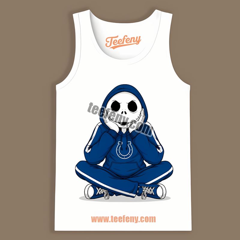 Relaxed Jack Skellington Hoodie Indianapolis Colts Tanktop Relaxed Jack Skellington Hoodie Indianapolis Colts Tanktop