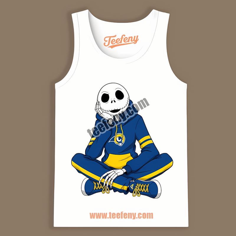 Relaxed Jack Skellington Los Angeles Rams Hoodie Vintage Tanktop Relaxed Jack Skellington Los Angeles Rams Hoodie Vintage Tanktop