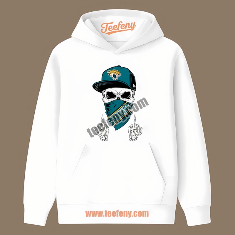 Skull Bandana Jacksonville Jaguars Vintage Hoodie Skull Bandana Jacksonville Jaguars Vintage Hoodie
