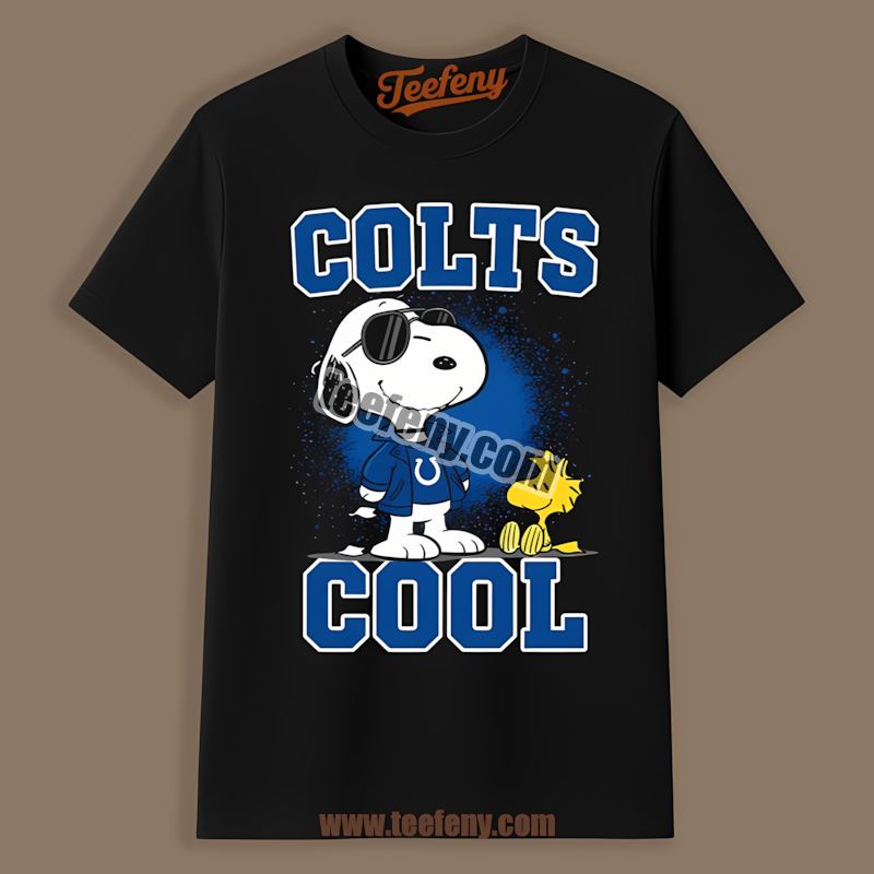 Snoopy Cool Indianapolis Colts Retro Shirt
