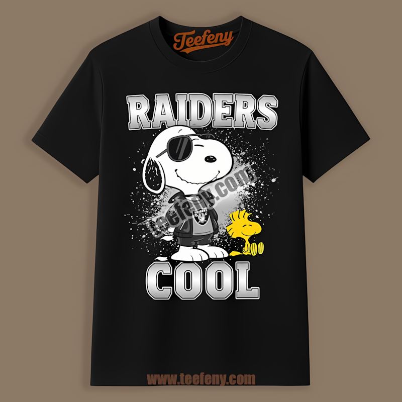 Snoopy Cool Las Vegas Raiders Adults Shirt