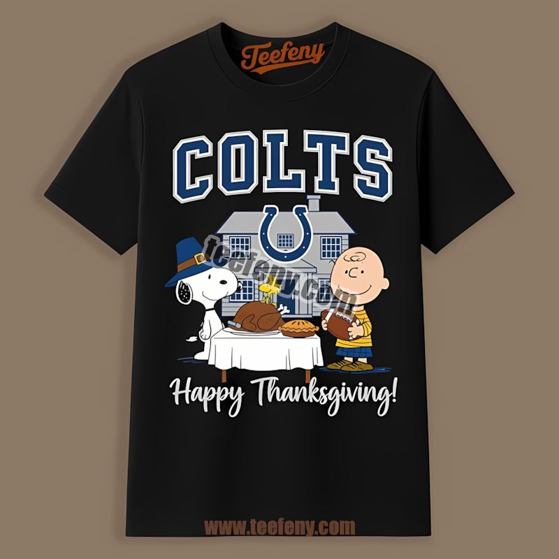 Snoopy Thanksgiving Indianapolis Colts Shirt
