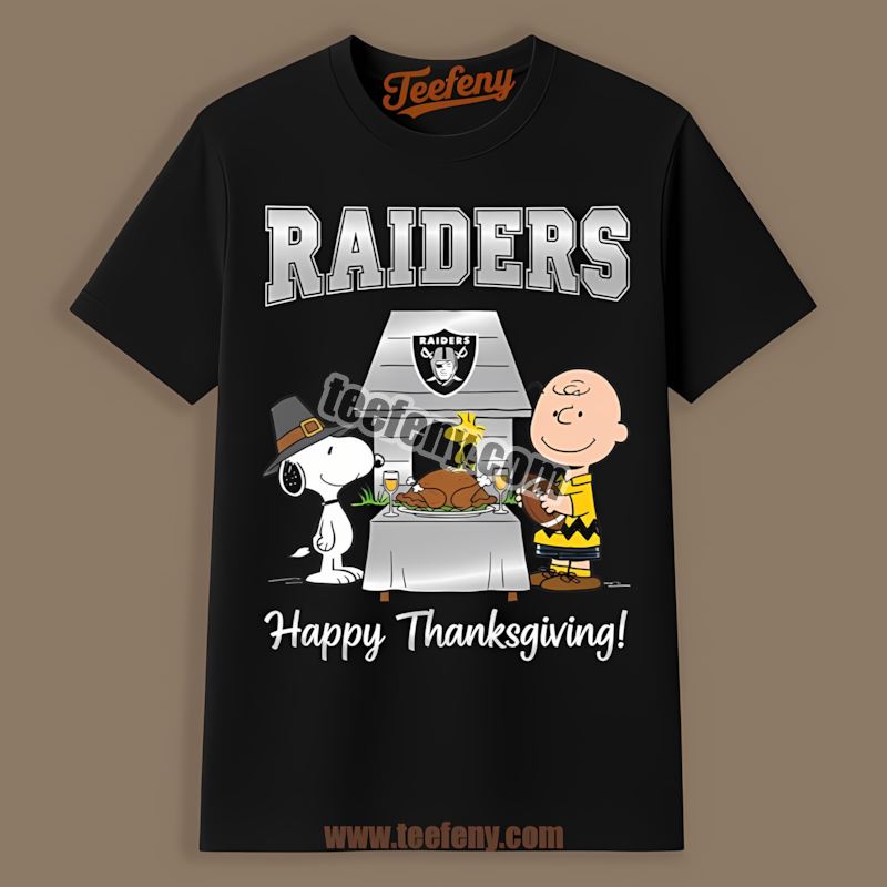 Snoopy Thanksgiving Las Vegas Raiders Retro Shirt