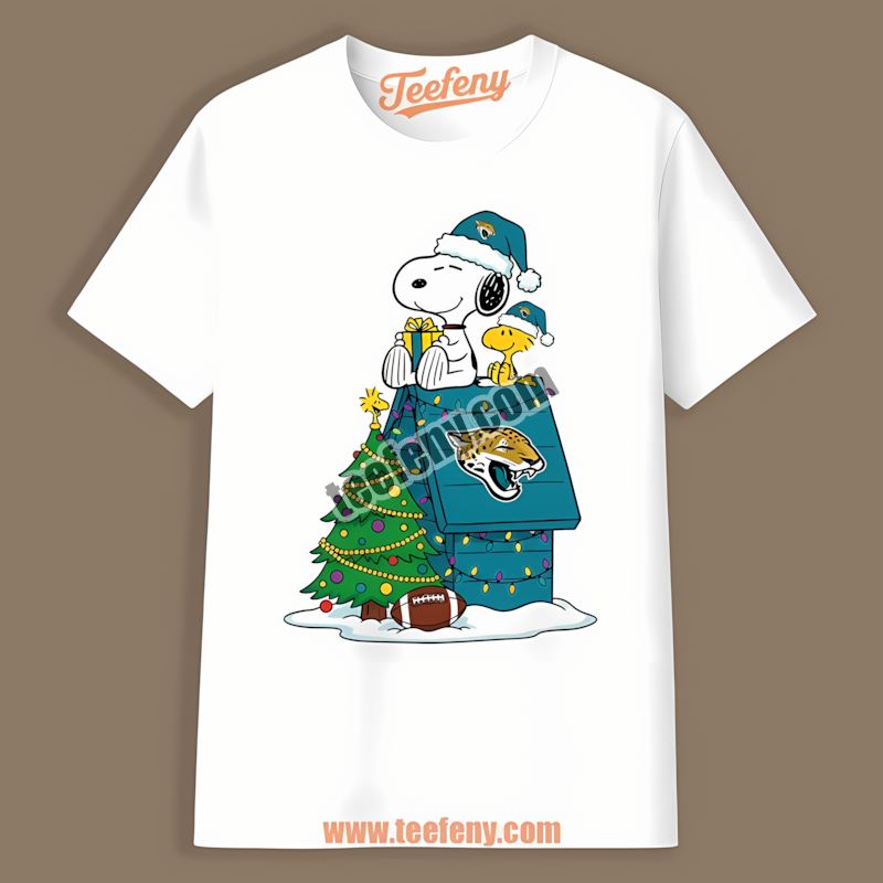 Snoopy Woodstock Christmas Jacksonville Jaguars Vintage Shirt