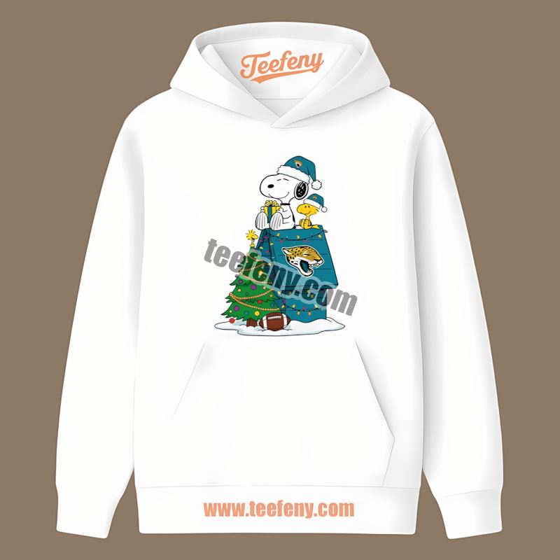Snoopy Woodstock Christmas Jacksonville Jaguars Vintage Hoodie Snoopy Woodstock Christmas Jacksonville Jaguars Vintage Hoodie