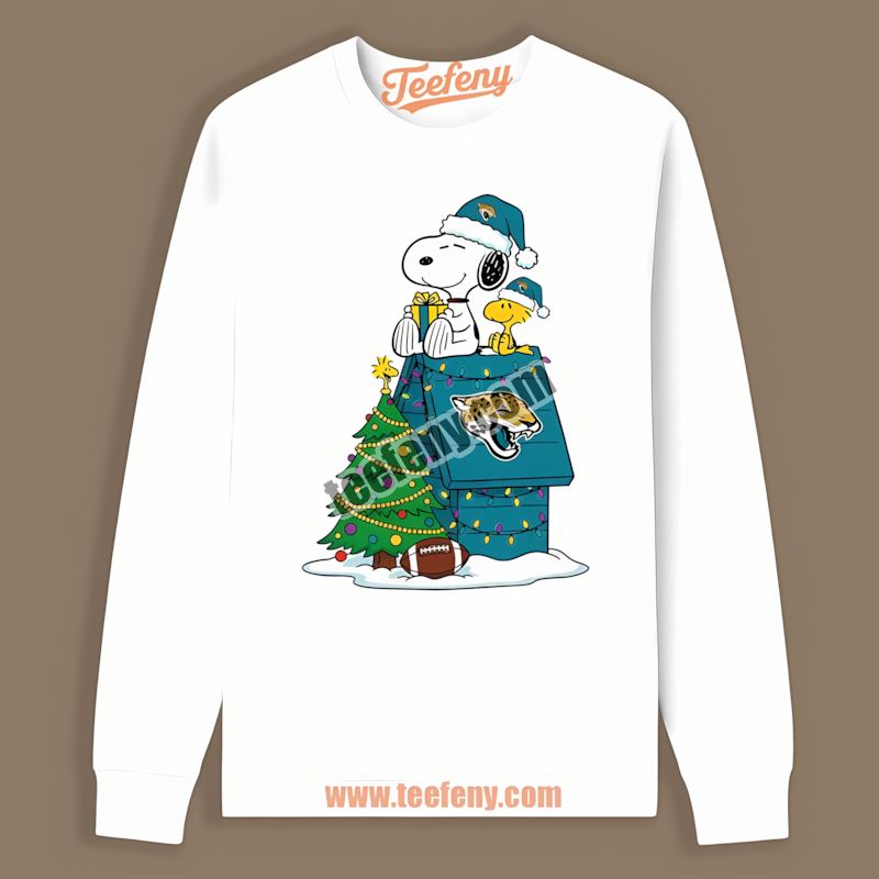 Snoopy Woodstock Christmas Jacksonville Jaguars Vintage Long Sleeve Snoopy Woodstock Christmas Jacksonville Jaguars Vintage Long Sleeve