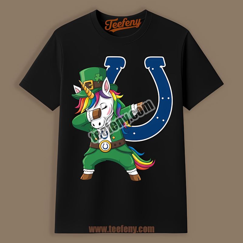 St Patricks Day Unicorn Indianapolis Colts Shirt