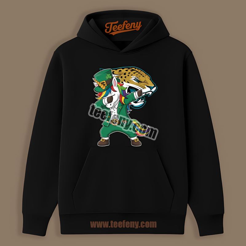 St Patricks Day Vs Dabbing Unicorn Jacksonville Jaguars Sports Hoodie St Patricks Day Vs Dabbing Unicorn Jacksonville Jaguars Sports Hoodie