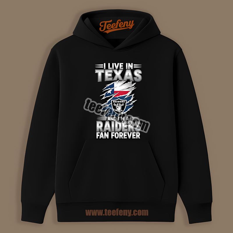 Texas Fan Forever Las Vegas Raiders Graphic Hoodie Texas Fan Forever Las Vegas Raiders Graphic Hoodie