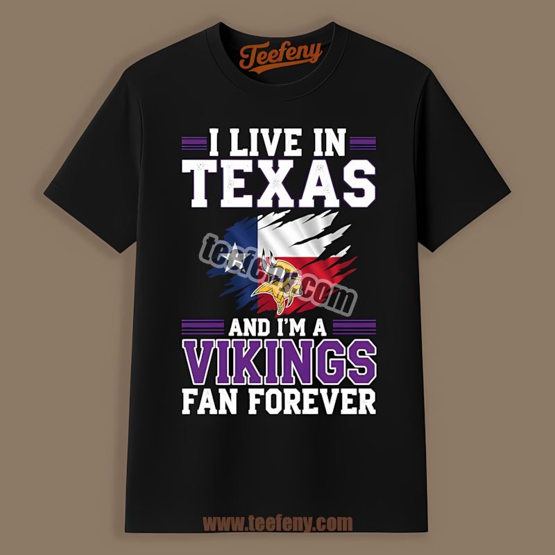 Texas Fan Forever Minnesota Vikings Pride Adults Shirt