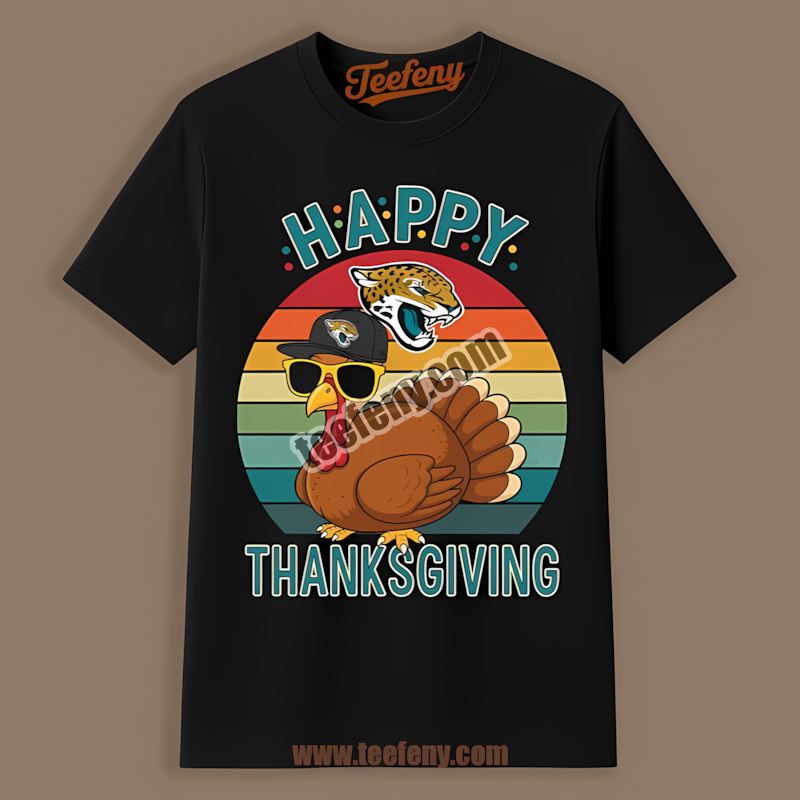 Thanksgiving Turkey Jacksonville Jaguars Color Shirt