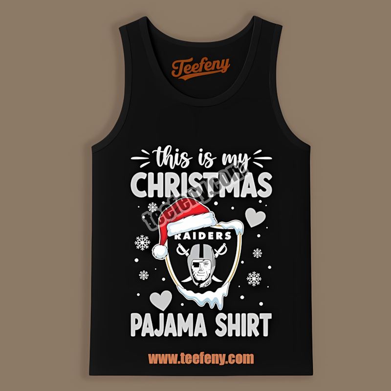 This Is My Christmas Pajama Las Vegas Raiders Trendy Tanktop This Is My Christmas Pajama Las Vegas Raiders Trendy Tanktop