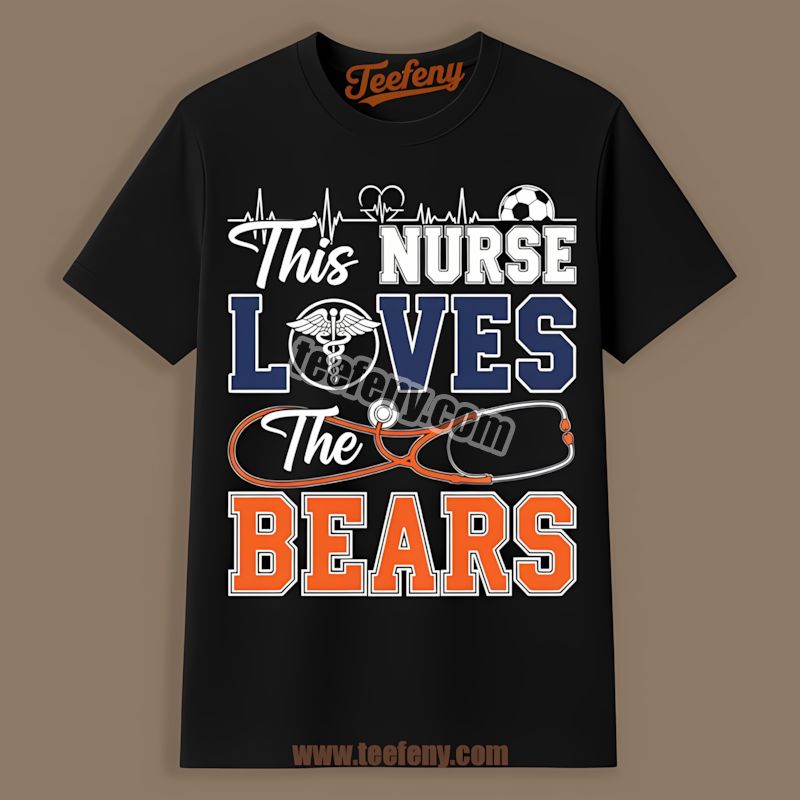 This Nurse Loves The Chicago Bears Vintage Shirt