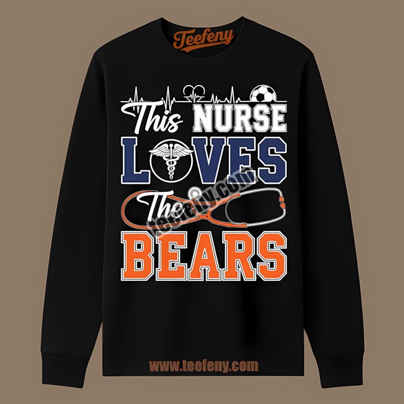 This Nurse Loves The Chicago Bears Vintage Long Sleeve This Nurse Loves The Chicago Bears Vintage Long Sleeve