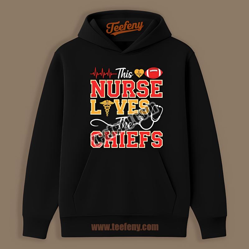 This Nurse Loves The Kansas City Chiefs Vintage Hoodie This Nurse Loves The Kansas City Chiefs Vintage Hoodie