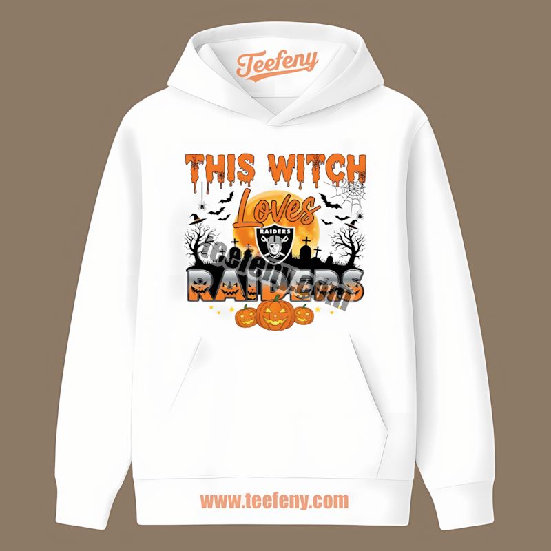 This Witch Loves Halloween Las Vegas Raiders Hoodie This Witch Loves Halloween Las Vegas Raiders Hoodie