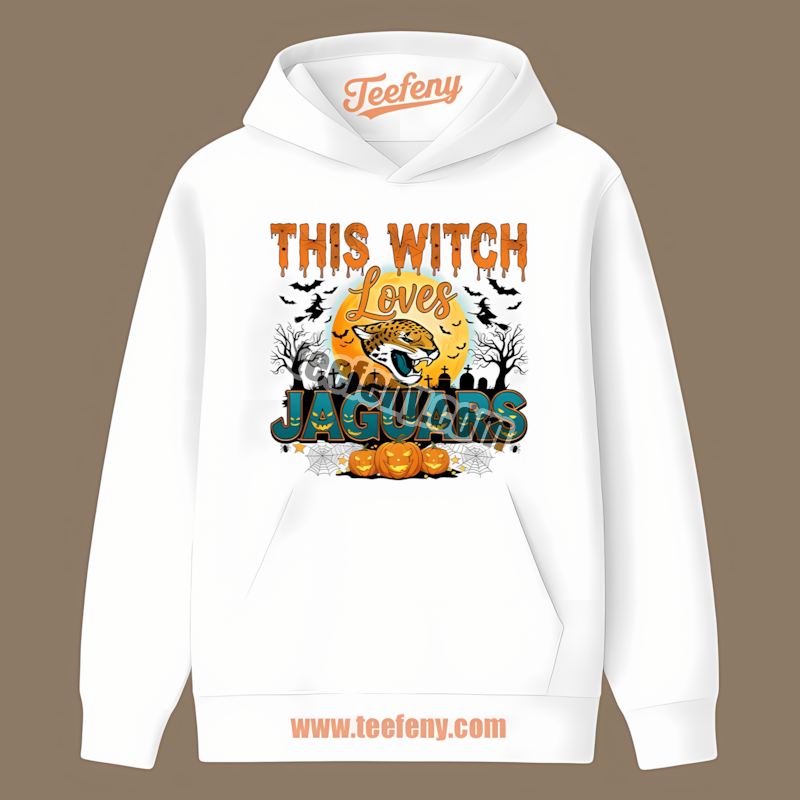 This Witch Loves Jacksonville Jaguars Halloween Classic Hoodie This Witch Loves Jacksonville Jaguars Halloween Classic Hoodie