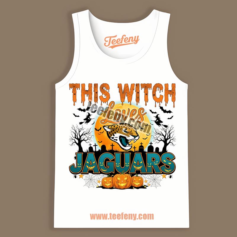 This Witch Loves Jacksonville Jaguars Halloween Classic Tanktop This Witch Loves Jacksonville Jaguars Halloween Classic Tanktop