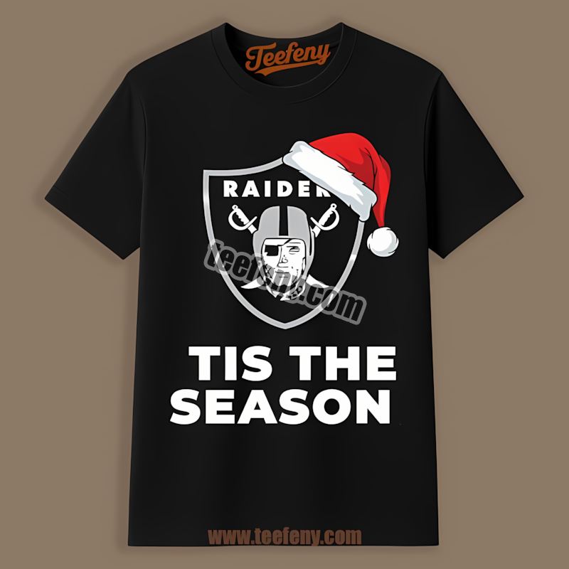 Tis The Season Christmas Las Vegas Raiders Graphic Shirt