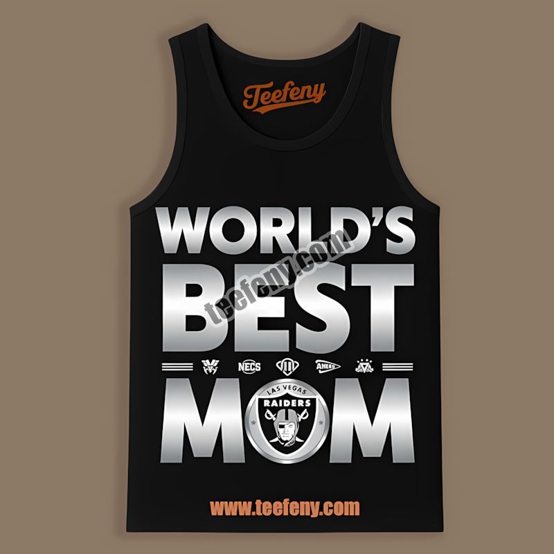 Worlds Best Mom Las Vegas Raiders Trendy Tanktop Worlds Best Mom Las Vegas Raiders Trendy Tanktop