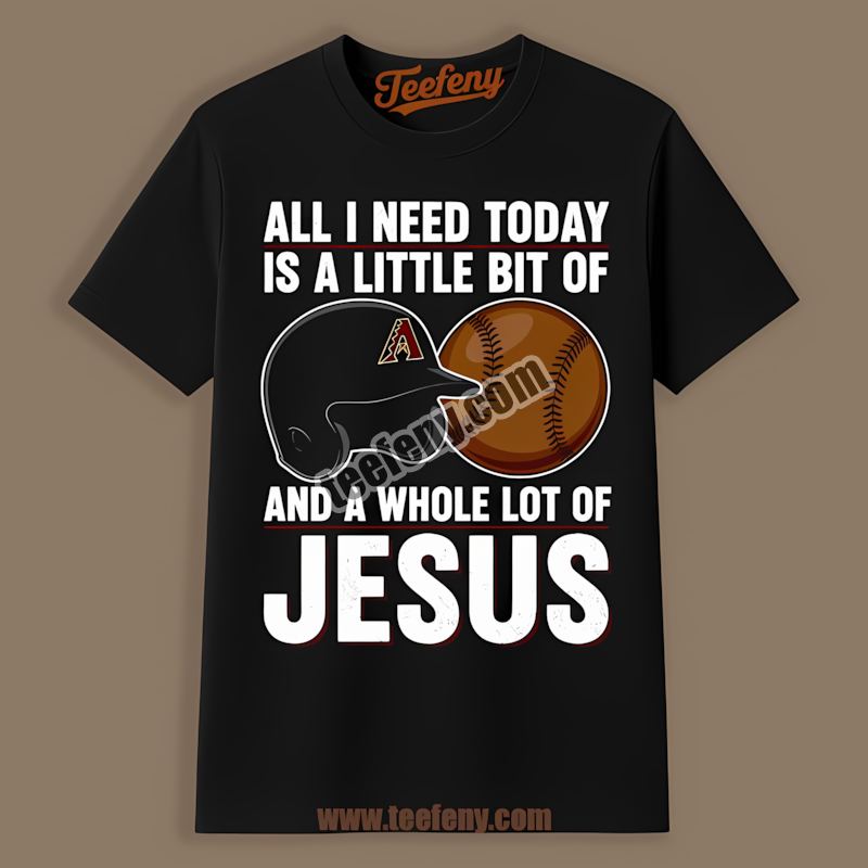 Arizona Diamondbacks Baseball And Jesus Color Shirt