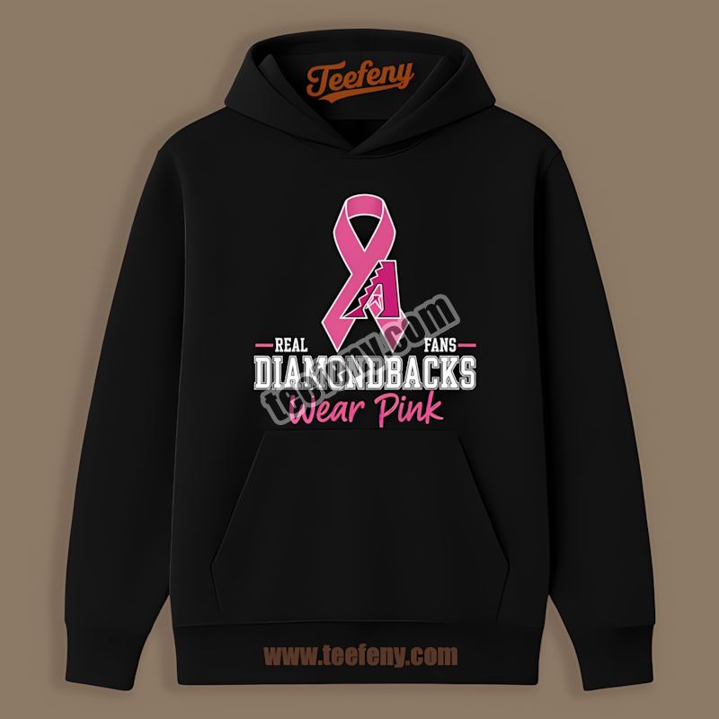 Arizona Diamondbacks Breast Cancer Awareness Fans Wear Pink Hoodie Arizona Diamondbacks Breast Cancer Awareness Fans Wear Pink Hoodie