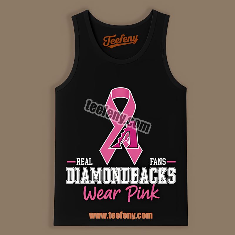 Arizona Diamondbacks Breast Cancer Awareness Fans Wear Pink Tanktop Arizona Diamondbacks Breast Cancer Awareness Fans Wear Pink Tanktop