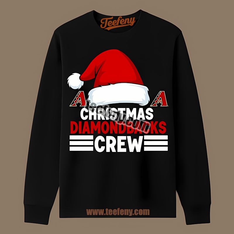 Arizona Diamondbacks Christmas Crew Vintage Long Sleeve Arizona Diamondbacks Christmas Crew Vintage Long Sleeve