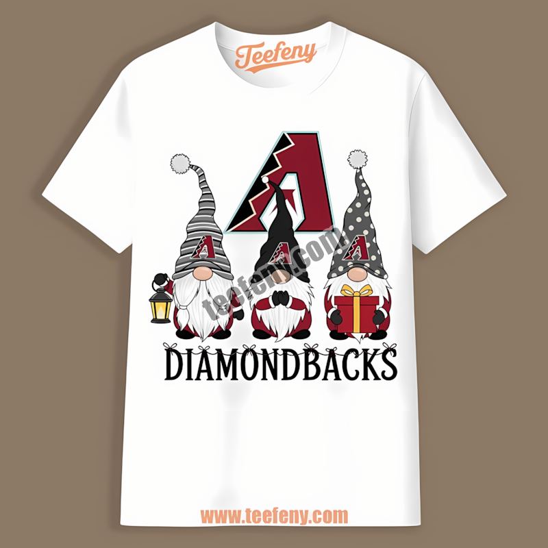 Arizona Diamondbacks Christmas Gnomes Retro Shirt