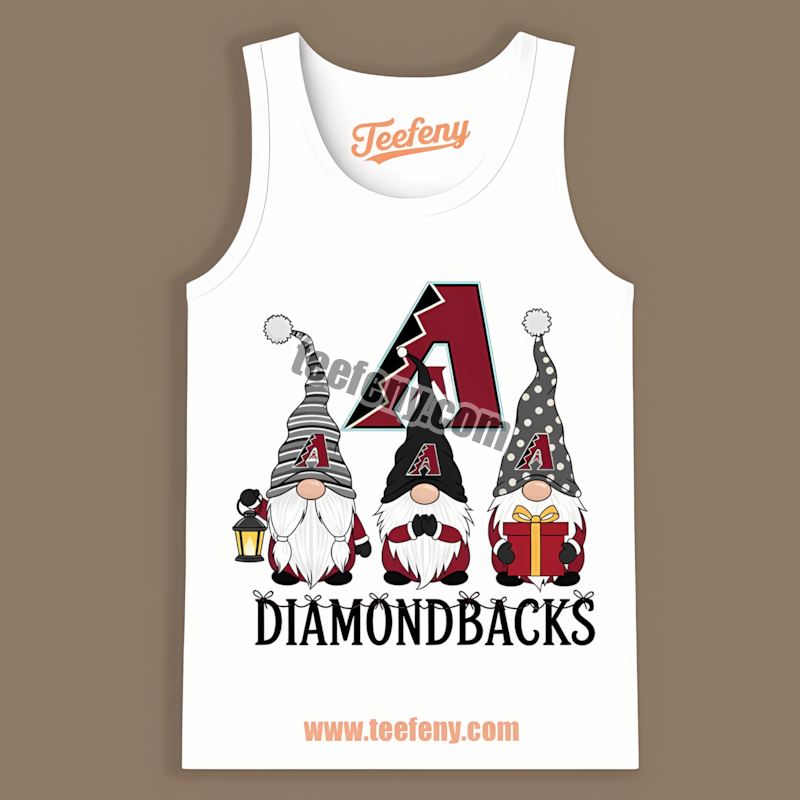 Arizona Diamondbacks Christmas Gnomes Retro Tanktop Arizona Diamondbacks Christmas Gnomes Retro Tanktop