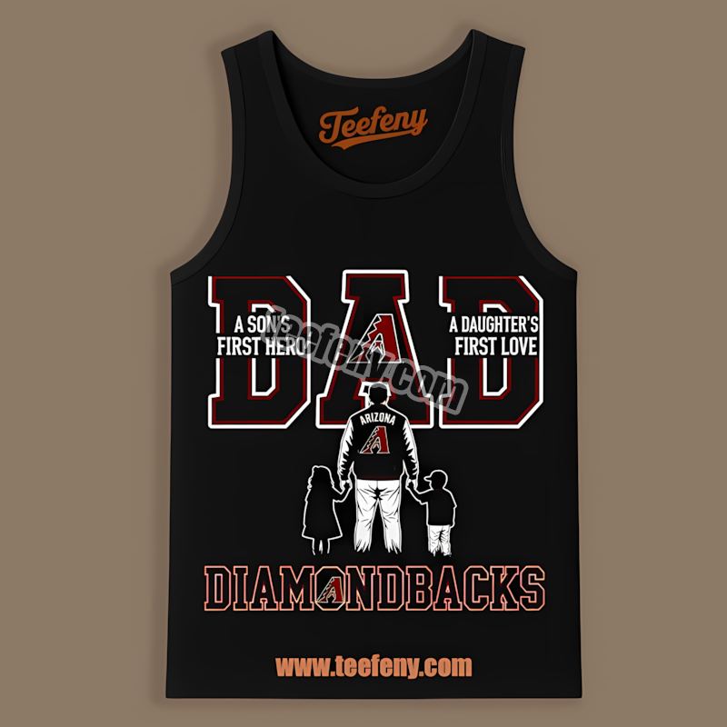 Arizona Diamondbacks Dad Fathers Day Hero Daughter Love Tanktop Arizona Diamondbacks Dad Fathers Day Hero Daughter Love Tanktop