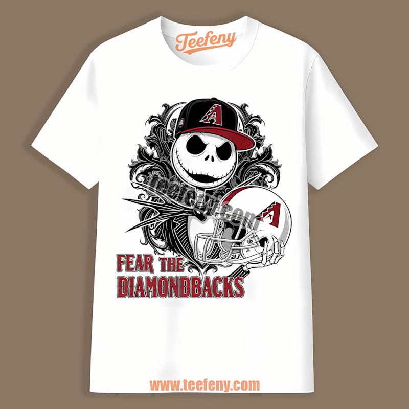 Arizona Diamondbacks Fear The Jack Skellington Sports Shirt
