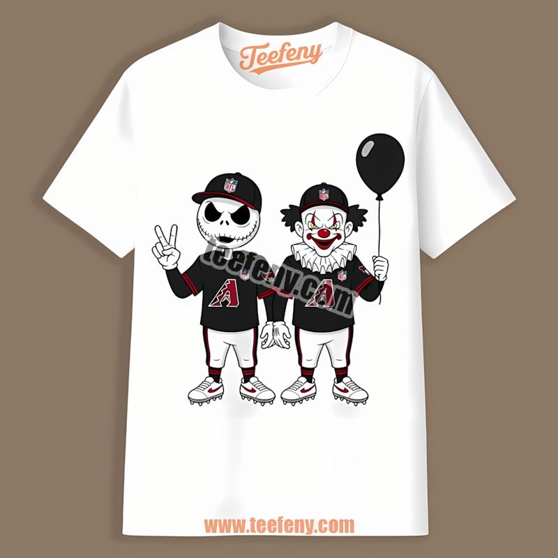 Arizona Diamondbacks Halloween Jack Skellington Pennywise Unisex Shirt
